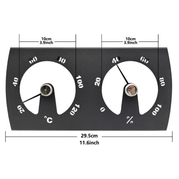 Saunaispa | Термогигрометр SPATONI SP-009 для сауны 