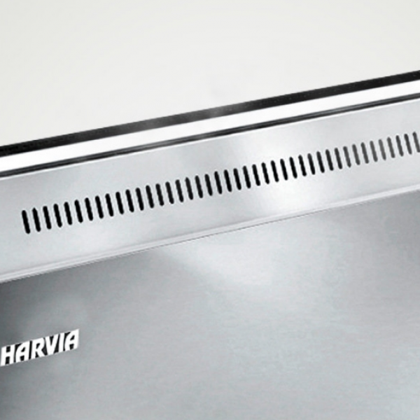 Saunaispa | Электрическая печь Harvia Modulo 15.8 кВт 2 стороны - решетка, передняя + правая Black без пульта 