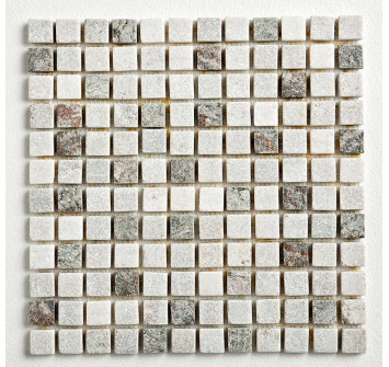 Saunaispa | Aitokivi WHITE-GREY QR MOSAIC 