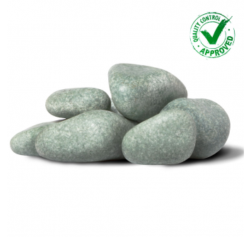 Saunaispa | Камни для бани и сауны Жадеит Talkkivi Premium (20 кг, шлифованные, для дровяной печи) 