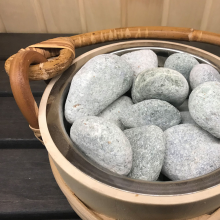 Saunaispa | Камни для бани и сауны Жадеит Talkkivi Premium 20 кг, шлифованные, для дровяной печи