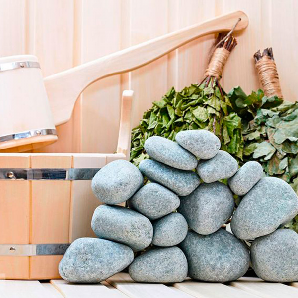 Saunaispa | Камни для бани и сауны Жадеит Talkkivi Premium 20 кг, шлифованные, для дровяной печи 