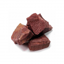Saunaispa | Камни для бани и сауны Малиновый кварцит Talkkivi Premium (20 кг, колотые, для дровяной печи)