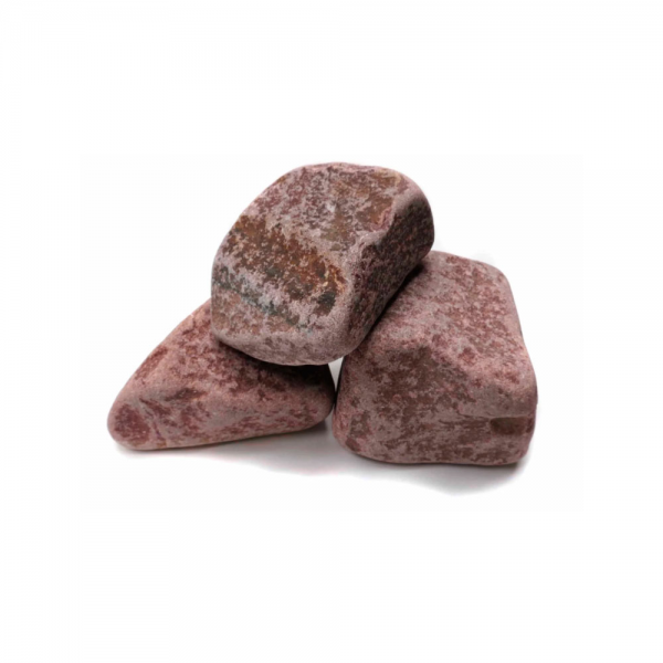 Saunaispa | Камни для бани и сауны Малиновый кварцит Talkkivi Premium 20 кг, шлифованные, для дровяной печи 