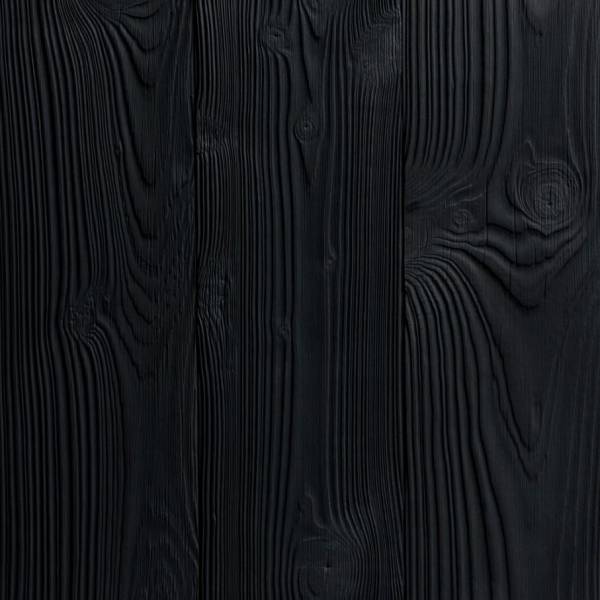 Saunaispa | Панели Toast Black-4 обожженное дерево с брашировкой 