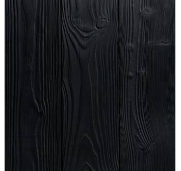 Saunaispa | Панели Toast Black-5 (обожженное дерево с брашировкой) 