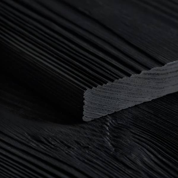 Saunaispa | Панели Toast Black-5 обожженное дерево с брашировкой 