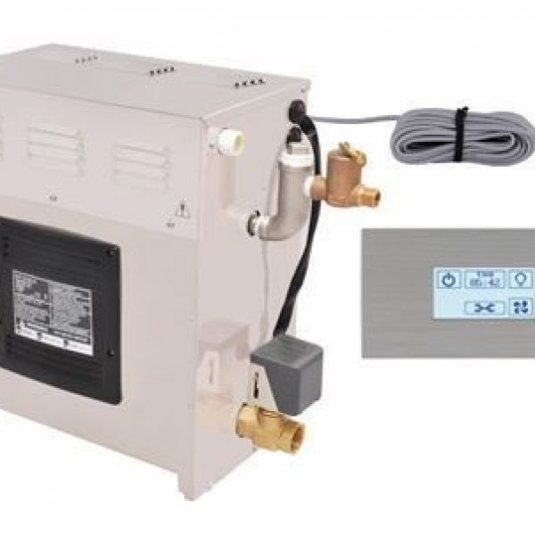 Saunaispa | Парогенератор SAWO STP-75-C1/3-SST в комплекте с сенсорным пультом и автоочисткой 3 доп. функции: свет, вентилятор, насос-дозатор 7.5 kW