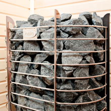 Saunaispa | Электрическая печь Helo Ring Wall II 80 STJ 8 кВт, 37 кг камней