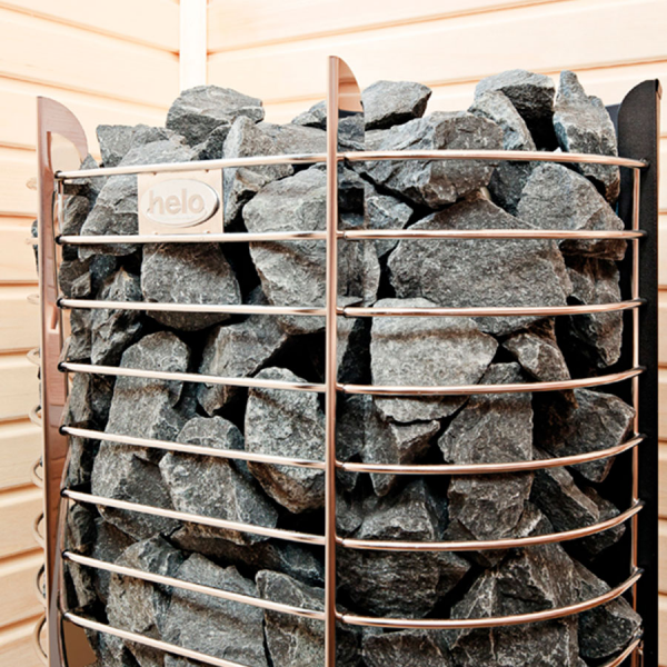 Saunaispa | Электрическая печь Helo Ring Wall II 45 STJ 4,5 кВт, 37 кг камней 