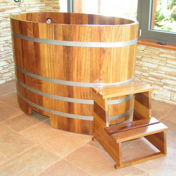 Saunaispa | Купель Blumenberg 130 x 79 Купель из лиственницы 130/3 
