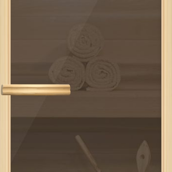Saunaispa | Двери для сауны Акма Aspen M 690*1890 осина, серое 