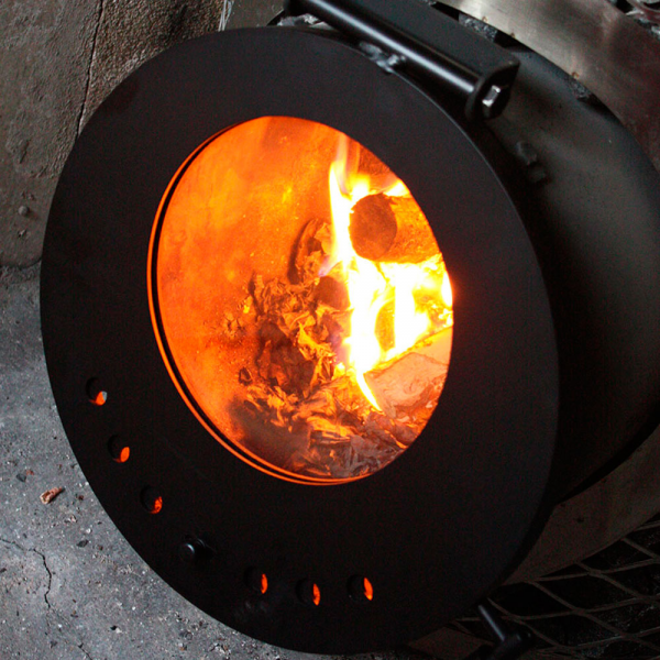 Saunaispa | Дровяная печь IKI Maxi-IKI со стеклянной дверцей 
