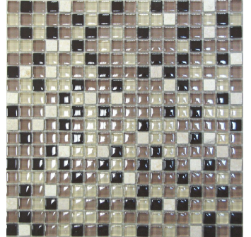 Saunaispa | Мозаика стеклянная с камнем Sauna&Spa Glass Stone-12 