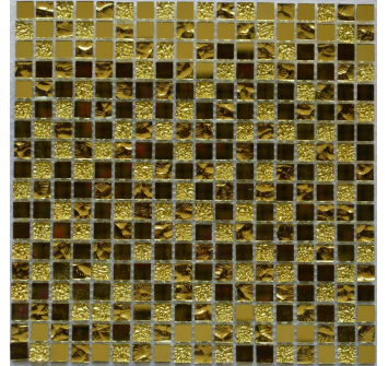 Saunaispa | Мозаика стеклянная Sauna&Spa Mirror gold 