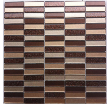 Saunaispa | Мозаика стеклянная Sauna&Spa Optima Brown 