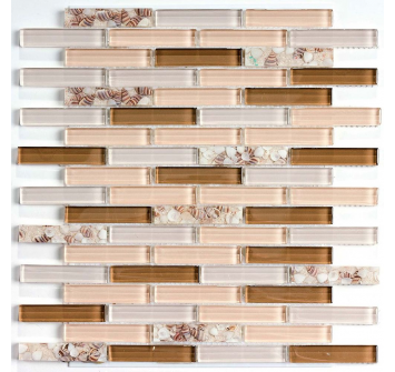 Saunaispa | Мозаика стеклянная Sauna&Spa Shell Glass 
