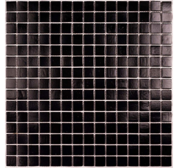 Saunaispa | Мозаика стеклянная Sauna&Spa Simple Black (на бумаге) 