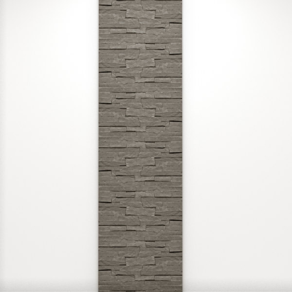 Saunaispa | Каменная стена Stone Wall Black 600x2250 