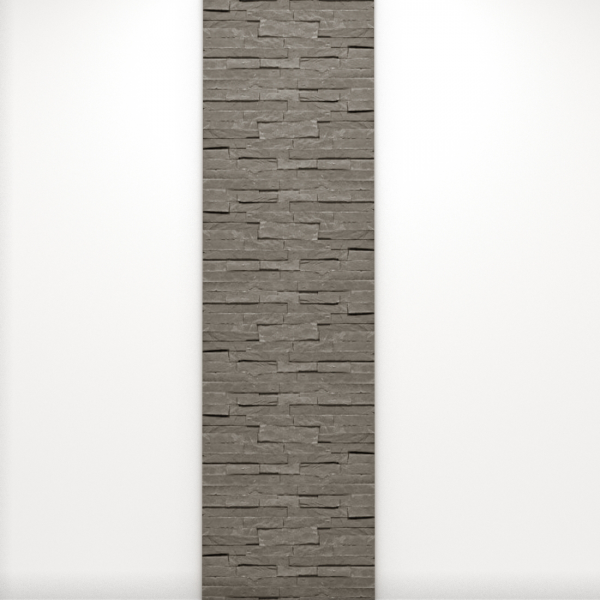 Saunaispa | Каменная стена Stone Wall Black 600x2100 