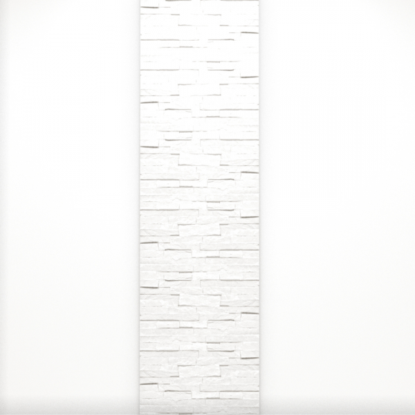 Saunaispa | Каменная стена Stone Wall White 600x2100 