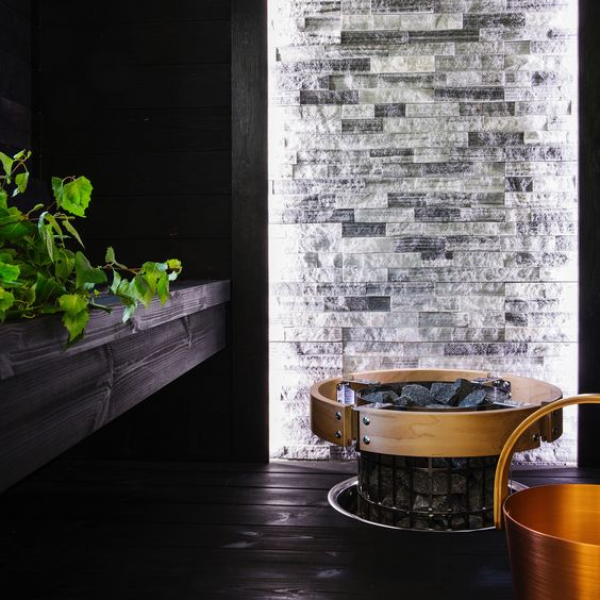 Saunaispa | Каменная стена Stone Wall White 600x2550 