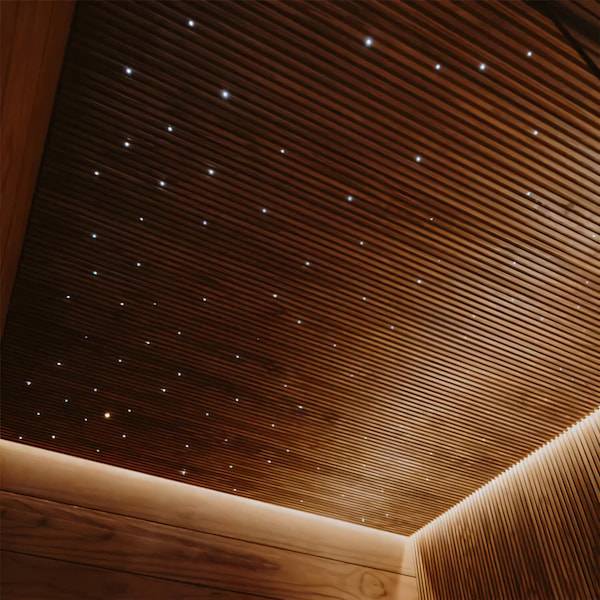 Saunaispa | Комплект подсветки для потолка Cariitti VPAC-1527-CE100, 100 волокон 