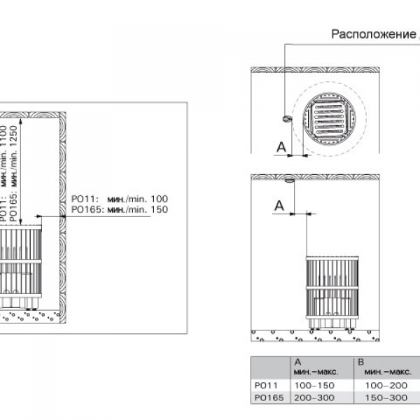 Saunaispa | Электрическая печь Harvia Legend РО11 11 кВт без пульта
