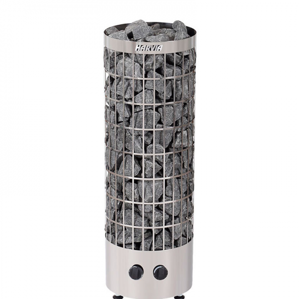 Saunaispa | Электрическая печь Harvia Cilindro PC90 9 кВт встроенный пульт 
