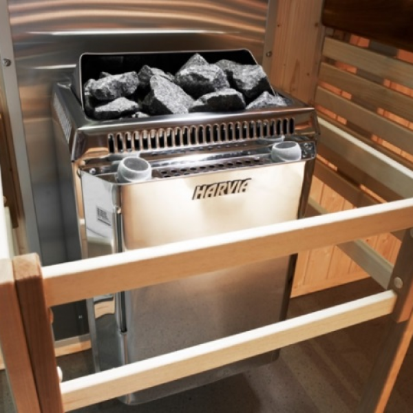 Saunaispa | Электрическая печь Harvia Topclass Combi KV50SE 5 кВт без пульта 