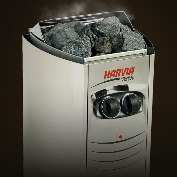 Saunaispa | Электрическая печь Harvia Vega Compact ВС35 3.5 кВт встроенный пульт 