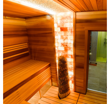 Saunaispa | Декоративная стена из гималайской соли с LED подсветкой 600х2300 