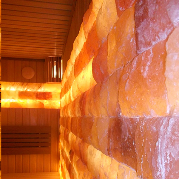 Saunaispa | Кирпич гималайской соли, 200х100х50, рваный край 