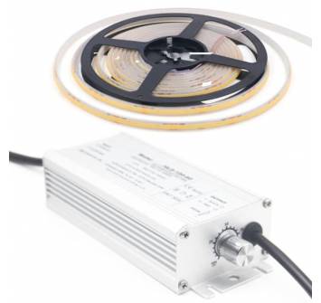 Saunaispa | Комплект термостойкой LED-подсветки для саун (Led лента SP-Light K4000 24V IP68 9,6W/M + Источник питания SP ARPV-СV2470-A 24V, Al, 70W, IP67 со встроенным диммером) 