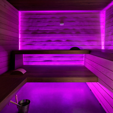Saunaispa | LED-подсветка для бани и сауны SPALIGHT 12V RGB5 5m, смена цветов