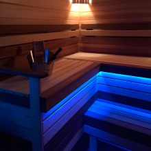 Saunaispa | LED-подсветка для бани и сауны SPALIGHT 12V RGB5 5m, смена цветов