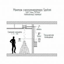 Saunaispa | Снегогенератор Spatoni Soft Snow Two SPSN-500 / 220V / 500 кг/сутки