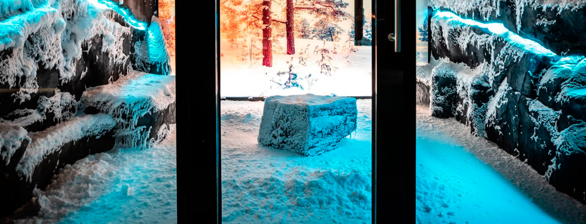Saunaispa | Снежные комнаты, кабины и ледяные фонтаны для SPA