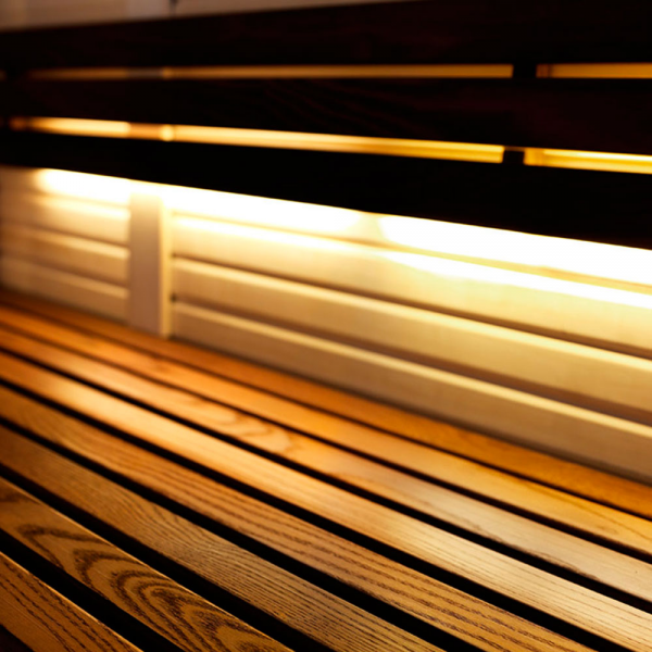 Saunaispa | LED-подсветка для бани и сауны SPALIGHT 12V W5 IP68 5m, теплый свет 