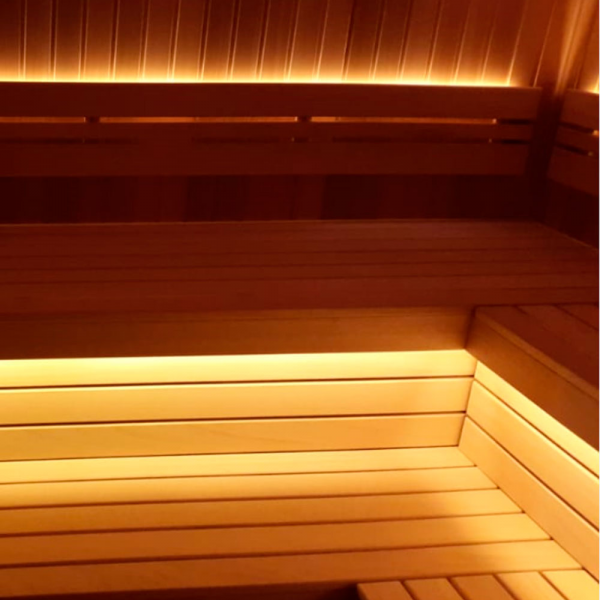 Saunaispa | LED-подсветка для бани и сауны SPALIGHT 12V W5 IP68 5m, теплый свет 
